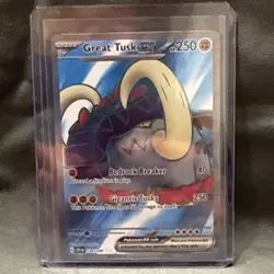 Pokemon Card - Great Tusk EX Scarlet & Violet base set 230/198 Ultra Rare - Image 1