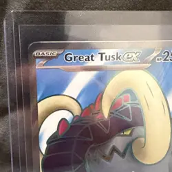 Pokemon Card - Great Tusk EX Scarlet & Violet base set 230/198 Ultra Rare - Image 2