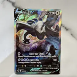 LUGIA V 186/195 ALTERNATE FULL ART SWSH12 SILVER TEMPEST POKEMON CARD - Image 2