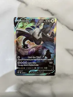 LUGIA V 186/195 ALTERNATE FULL ART SWSH12 SILVER TEMPEST POKEMON CARD - Image 3
