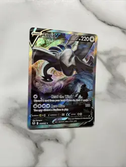 LUGIA V 186/195 ALTERNATE FULL ART SWSH12 SILVER TEMPEST POKEMON CARD - Image 4