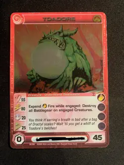 Toadore - Rare - Chaotic Card - Alliances Unraveled - Image 1