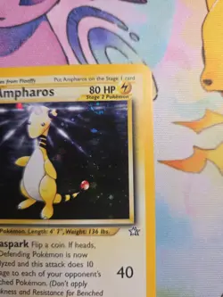 Pokemon Cards Vintage Holo Lot 5 Cards Ex Neo Holo Rares LP Japanese English - Image 5