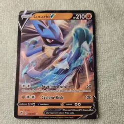 Lucario V 078/189 2022 Promo Pokemon Card Ultra Rare - Nm - Image 1
