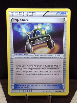 Exp. Share 128/160 & Weakness Policy 142/160 Primal Clash Trainer Pokemon Cards - Image 3
