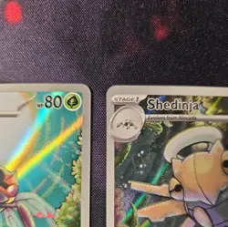 Pokemon Shedinja & Ninjask Illustration Rare 2-Card Lot – Mega Evolution Set NM - Image 5