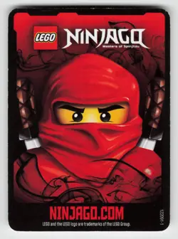 2011 LEGO Ninjago TCG - ZANE DX - Non Holo Character Card #10/81 - Image 2