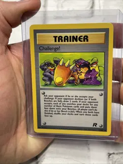 Challenge! 74/82 Team Rocket Pokemon Unlimited Vintage Vtg NM/MT Nintendo Card - Image 1