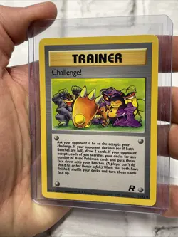 Challenge! 74/82 Team Rocket Pokemon Unlimited Vintage Vtg NM/MT Nintendo Card - Image 2