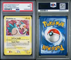 PSA 9 Pachirisu Holo 5/106 Great Encounters 2008 Pokemon Card - Image 3
