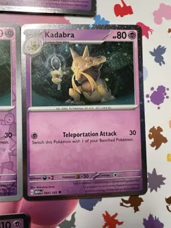 Abra 063, Kadabra 064, Alakazam EX SVP 050 *6 Card Lot* SV: Scarlet & Violet 151 - Image 3