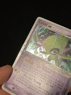 Pokemon TCG Celebi EX Holo Card 17/17 Pop Series 2 HP/MP Read Description - Image 2