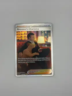 Pokemon TCG 5 Card Lot S&V 151 (MEW) Giovanni's Charisma SIR & FA - Near Mint - Image 2