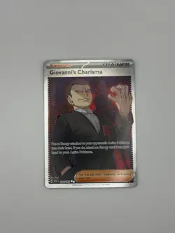 Pokemon TCG 5 Card Lot S&V 151 (MEW) Giovanni's Charisma SIR & FA - Near Mint - Image 4