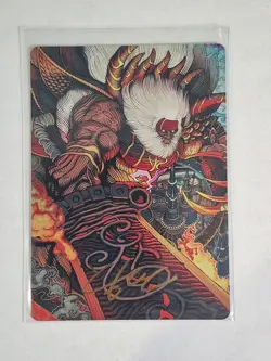 Braska's Final Aeon Art Card (Gold-Stamped Signature) - Art Series: Final Fantas - Image 1