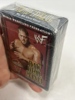 WWF Raw Deal Mania CCG Sealed Starter Deck Big Show 2002 61 Card Starter NIP - Image 2