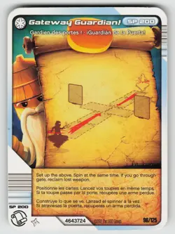 2012 LEGO Ninjago TCG - GATEWAY GUARDIAN - Non Holo Snow Card #96/125 - Image 1