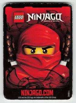 2012 LEGO Ninjago TCG - GATEWAY GUARDIAN - Non Holo Snow Card #96/125 - Image 2