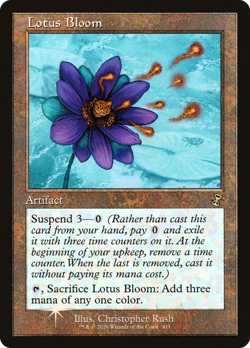 Lotus Bloom #411 (Foil) (MP) Launch Party & Release Event Promos LARP Magic MTG - Image 1