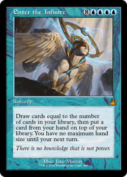 Enter the Infinite (Retro Frame) #449 (Foil) Damaged Ravnica Remastered - Image 1