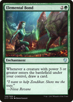 Elemental Bond #148 (Damaged) Commander 2017 C17 Magic MTG - Image 1