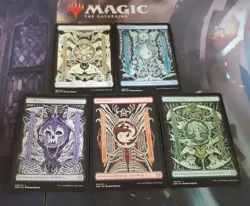 MTG. Phyrexia All Will Be One. Phyrexian Basic Land Set. 1 Of Each. Nm - Image 1