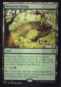 Mosswort Bridge - Commander 2021: #303, Magic: The Gathering Nm R233 - Image 1
