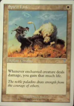 Spirit Link - 7th Edition: #47, Magic: The Gathering Nm R100 - Image 1