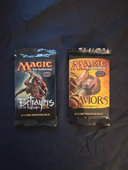 MTG Betrayers and Saviors of Kamigawa, SEALED English booster packs (2), 2005 - Image 1