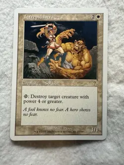 MTG - Intrepid Hero - 7th Edition - NM - Free Shipping! - Image 1