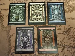 Lot of 5 Phyrexia All Will Be One Full Art Set Phyrexia Lands Regular NM - Image 1