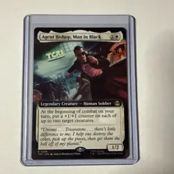 MTG Agent Bishop Man in Black (Extended Art)Teenage Mutant Ninja Turtles Regular - Image 1