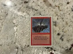 Mtg Revised Smoke - Magic the Gathering Smoke Revised 3rd Played-Hp - Image 1