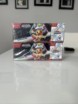 Pokemon Sam’s Club Prismatic Evolutions Surprise Box + Booster Bundle Lot Of 2 - Image 1