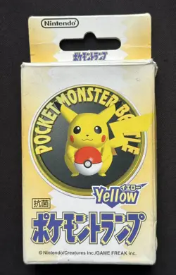 1998 Japanese Pokemon Stadium N64 3D Poker Playing Cards Yellow Complete Deck - Image 2