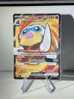 Mamoswine Ex 174/159 Full Art Holo Pokemon SV09: Journey Together English NM - Image 1