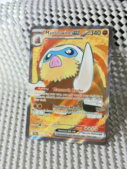 Mamoswine Ex 174/159 Full Art Holo Pokemon SV09: Journey Together English NM - Image 3