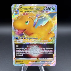 Dragonite VSTAR 050/078 Holo Pokemon GO Pokemon NM - Image 1