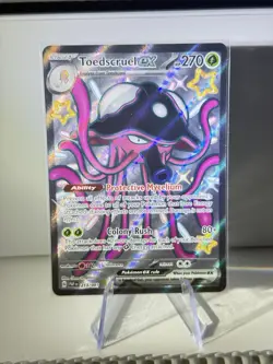 Toedscruel ex 213/091 Shiny Full Art Holo Pokemon Paldean Fates English NM - Image 1