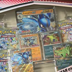 Pokemon Prismatic Evolutions Lucario EX & Tyranitar EX Premium Collection Box - Image 3