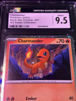 Charmander Pokemon (2023) Black Star Promos - 047 - CGC Mint+ 9.5 - Image 2