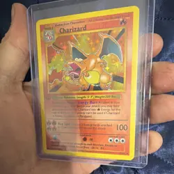 Pokemon Charizard 1st Edition Base Set Holo Rare Stage 2 120 HP 4/102 - Image 1