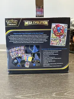 Pokemon TGC Mega Evolution Pokemon Center Elite Trainer Box Lucario - Image 3
