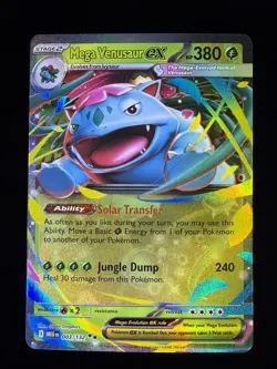 🔥Mega Venusaur EX 003/132 - Double Rare - Mega Evolution Base Set - Pokemon NM - Image 1