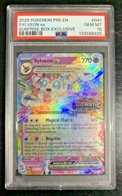 2025 Pokemon #041 Sylveon Ex Surprise Box Exclusive PSA 10 - Image 1