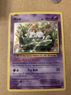 Pokemon TCG Mew XY Evolutions Reverse Holo 53/108 NM - FREE SHIPPING - Image 1