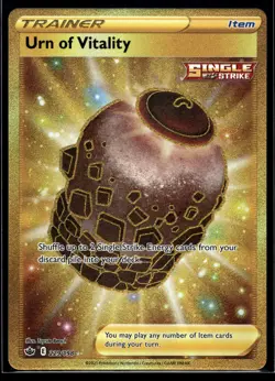 2021 Pokemon SWSH Chilling Reign 229 Urn of Vitality Secret NM - Image 1