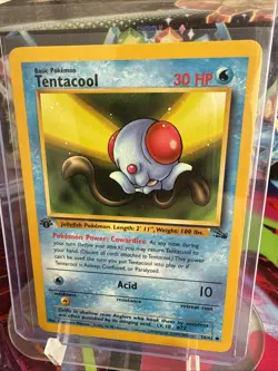 Pokemon TCG Tentacool Fossil 1st Edition Common Never Played, Near Mint!! - Image 1