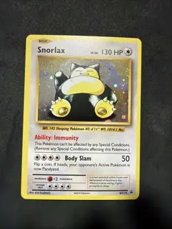 Pokemon Snorlax XY179 Black Star Promo Rare Holo 2016 NM - Image 1