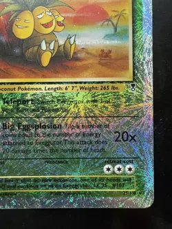 Pokemon Legendary Collection Reverse Holo Exeggutor 23/110 (HP/damaged) - Image 5
